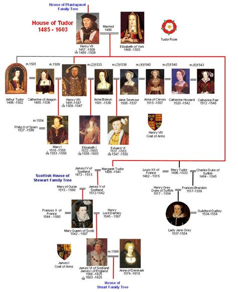 house of tudor family tree.